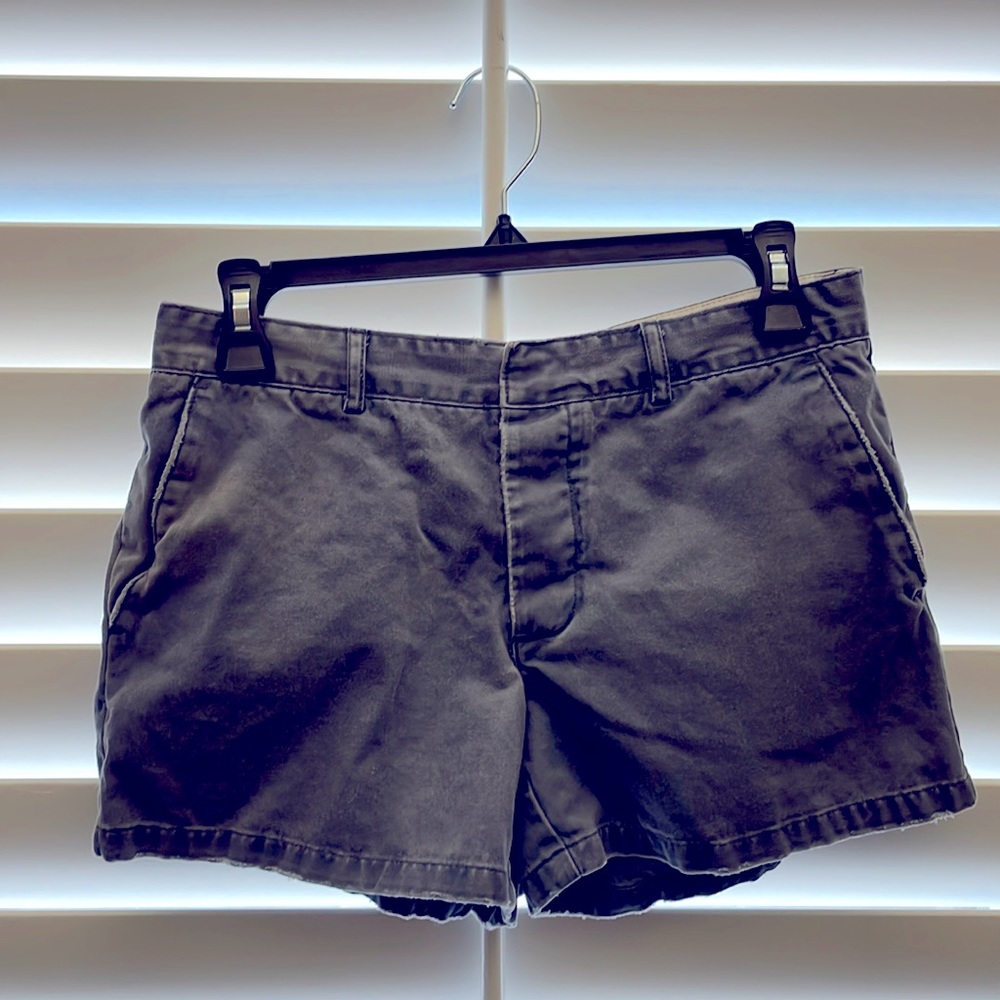 American Eagle Blue/Gray Chino Shorts Size 4